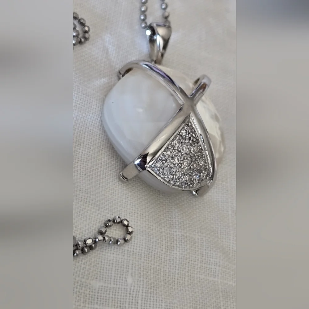 Earrings Neclace Set Mother Pearl 925 Sterling